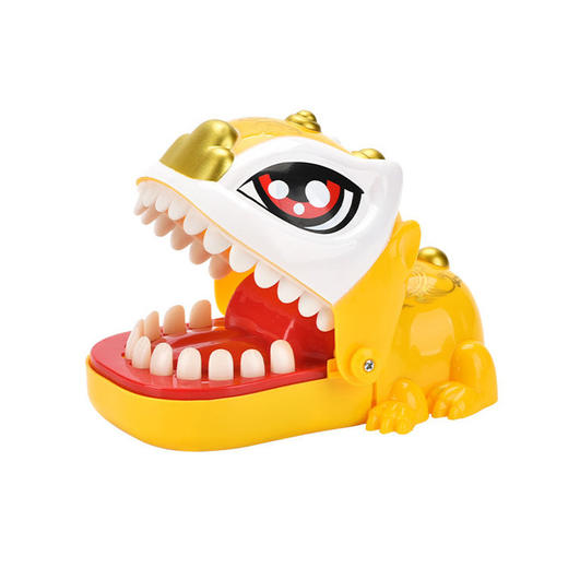 4岁+ 【乐趣无限！益智互动】惊险刺激大鳄鱼，儿童亲子必备！独特宝贝拔牙游戏，随机牙齿避免重复。柔软材质安全亲肤，从此告别无聊单调，拔牙、咬手、国潮咬手醒狮，快与孩子一起享受益智互动的乐趣吧！ 商品图12