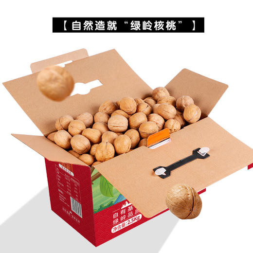 绿岭火猴原果核桃  2.5kg /盒 商品图1