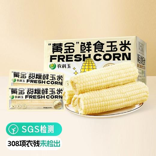 【检测SGS308项农残未检出 甜糯玉米 配料只有鲜玉米 1粒甜3粒糯】无添加 无农残 非转基因 五小时锁鲜技术+独立真空包装 颗粒饱满均匀 微甜不腻 商品图0