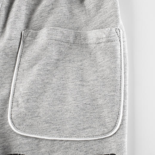 【69/2条】GRrr品牌童装夏季男童女童纯棉五分裤 柔软舒适透气不闷热短裤 商品图2