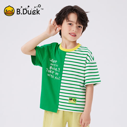 B.Duck小黄鸭童装夏季短袖T恤105-150 BF2501012 商品图0
