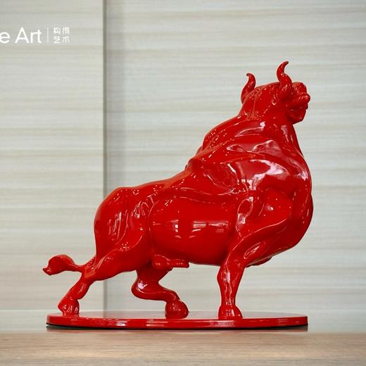 李铭《牛势-红》 商品图2