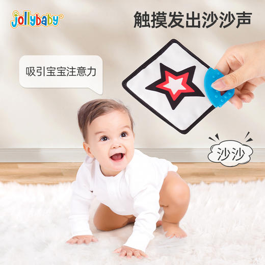 黑白卡片婴儿早教卡宝宝0到3个月新生儿彩色卡片视觉激发追视玩具 商品图2