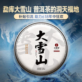 【大雪山】2024年头春头采临沧大雪山高海拔生茶357克茶饼，拍1发2拍5发11拍10发22