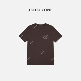 COCO ZONE短袖T恤春夏季圆圈字母休闲百搭上衣24C10123