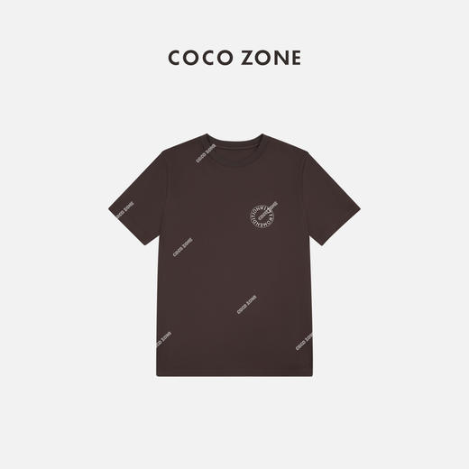COCO ZONE短袖T恤春夏季圆圈字母休闲百搭上衣24C10123 商品图0