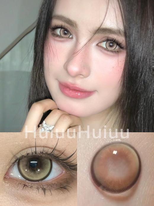 【大直径】T-SUKICON-软糖甜罐头 棕-14.5mm【半年抛 0-800度 无525/575】 商品图0