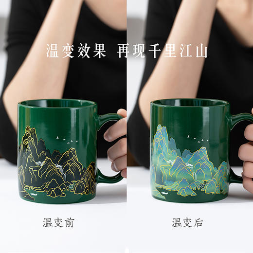 【故宫茶具】千里江山温感杯 商品图2