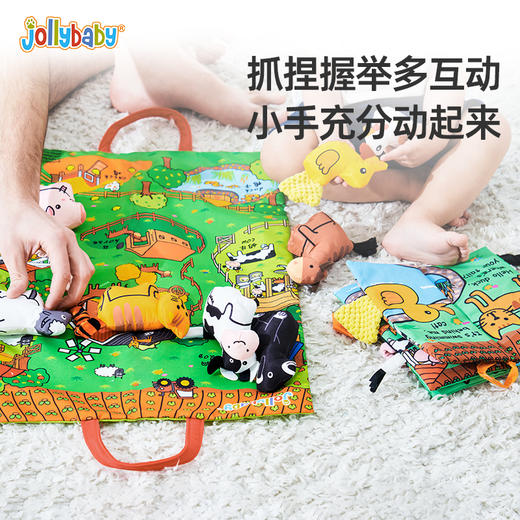 *jollybaby立体布书礼盒 婴儿早教益智玩具新生儿礼物见面礼0-1岁 商品图4