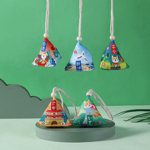 端午节香包高棕香囊成品荷包粽子挂件艾草驱蚊车载随身挂饰礼品 商品图2