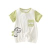 2024夏季新生儿男女宝宝薄款连体婴儿卡通短袖包屁衣哈衣 商品缩略图4