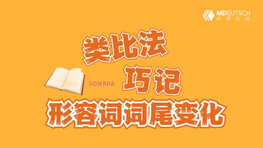 用类比法巧记形容词词尾变化 商品图0