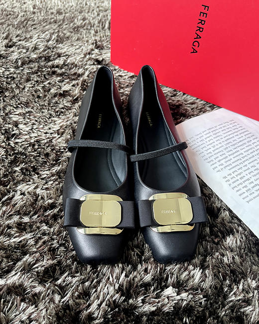 现货 THS 5.11-限时 SF菲拉家 复古羊皮芭蕾舞鞋 3色 BZ1173 商品图7