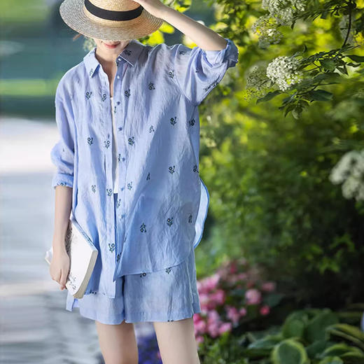 裁缝学苑AQ283百搭侧开叉衬衫外套夏新款短裤套装纸样女装打板 商品图2