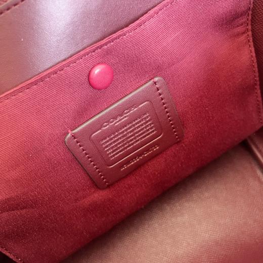 COA女包新款托特包经典老花双面购物袋通勤单肩菜篮子手提包 商品图14