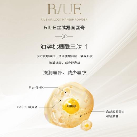 RIUE丝绒雾面唇膏（01复古棕/02正宫红/03蜜桃色） 商品图3