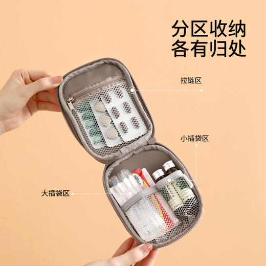 FaSoLa旅行便携医药包户外随身急救药品收纳包迷你家用常备小药包 商品图1