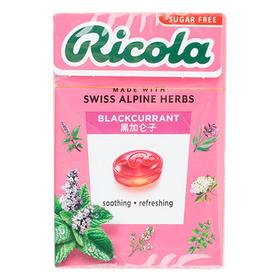 利口乐黑加仑子润喉糖无糖40g