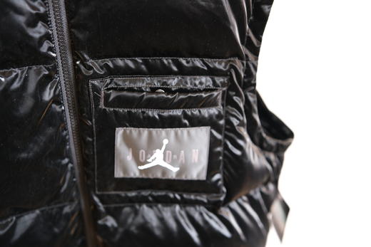 乔丹童衣大童羽绒马甲正黑色秋冬款JD2342018GS-001023 商品图2