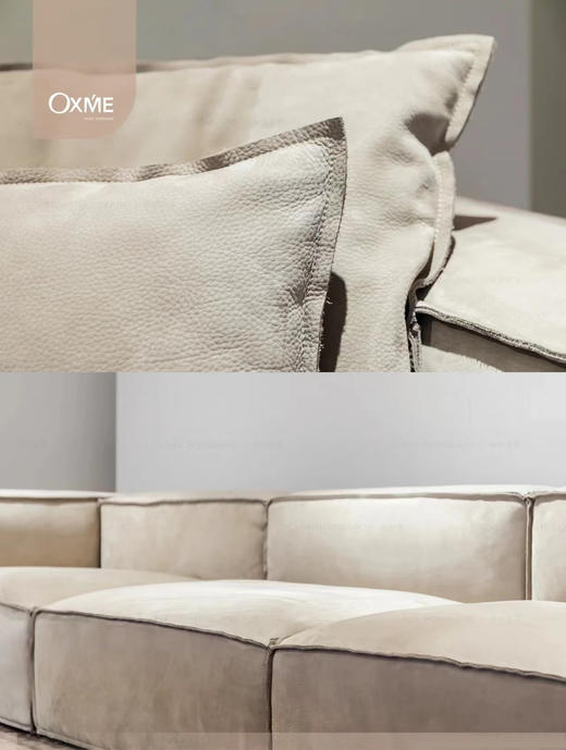 菲比 组合沙发 |  更多座位组合，皮布面料可选，详询客服 商品图5