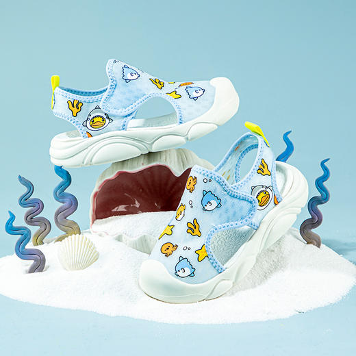 B.Duck小黄鸭童鞋夏季凉鞋23-30 B2583901 商品图2