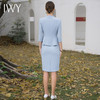 IWY/蓝色西装半裙职业女裙套装夏季小香风七分袖优雅工作服CS1986 商品缩略图3