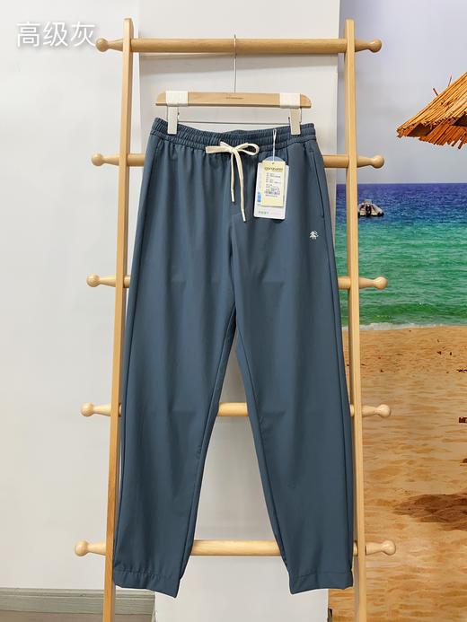 松植屋夏季男款抗光冰感防晒皮肤裤凉感阔腿防晒裤束脚九分裤男士穿搭休闲 商品图3