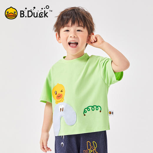 B.Duck小黄鸭童装夏季短袖T恤90-130 BF2501081 商品图0