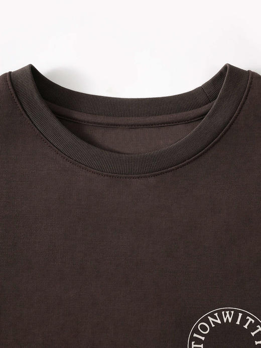 COCO ZONE短袖T恤春夏季圆圈字母休闲百搭上衣24C10123 商品图2