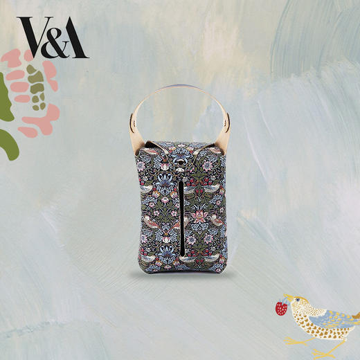 V&A博物馆 草莓小偷系列 车载 家用 两用 挂式 纸巾盒 商品图0