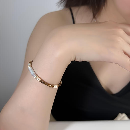 ELOANE GALLERY 落岸原创彩色半宝石天然珍珠手链小众设计串珠丨【本商品不支持使用优惠券】 商品图6