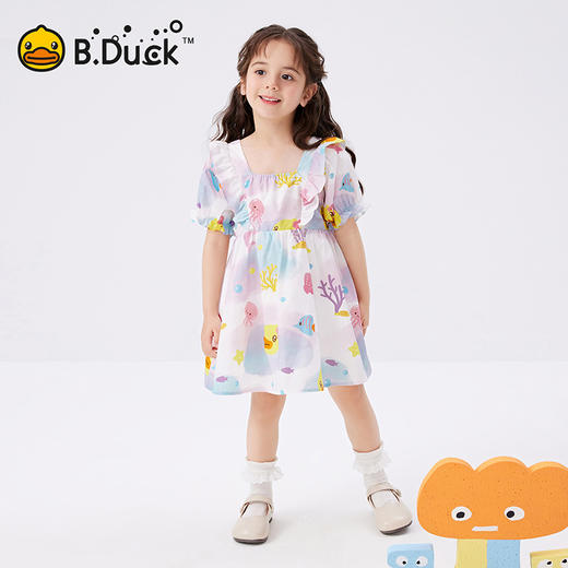 B.Duck小黄鸭童装夏季连衣裙90-130 FF2580003 商品图4