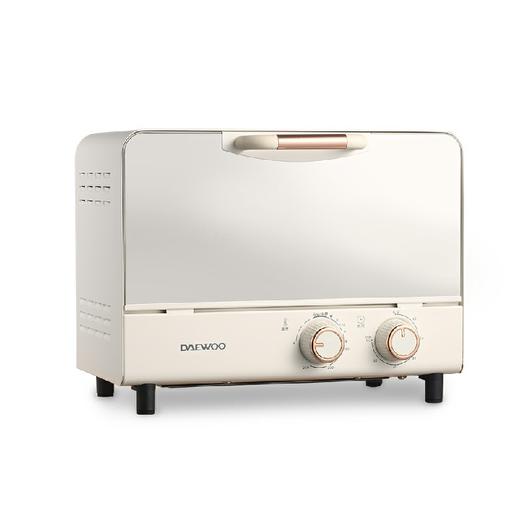 大宇（DAEWOO）迷你10L电烤箱蛋糕面包烘焙家用多功能台式电烤箱DY-KX01 DY-KX01  10L 商品图6