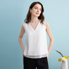EITIE爱特爱夏季新款时尚气质舒适显瘦无袖小上衣7413103 商品缩略图2