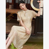 新中式国风肌理提花晕染连衣裙女夏季江南清冷风连衣裙V1741525 商品缩略图2