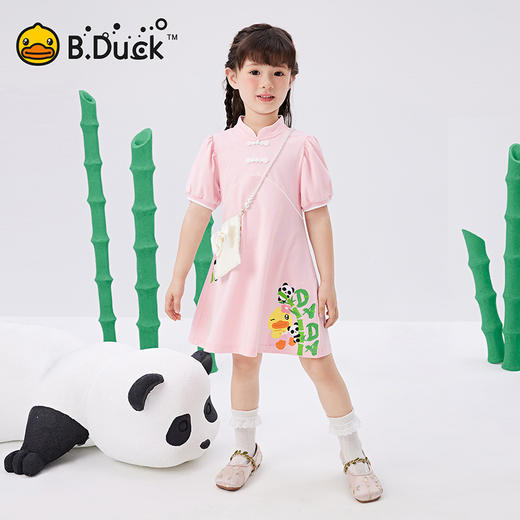 B.Duck小黄鸭童装夏季连衣裙105-150 FF2580022 商品图3