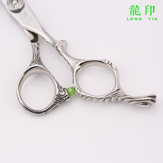 LONGYIN龍印剪刀L11综合剪6寸复古花纹美发剪刀理发剪刀 商品图3
