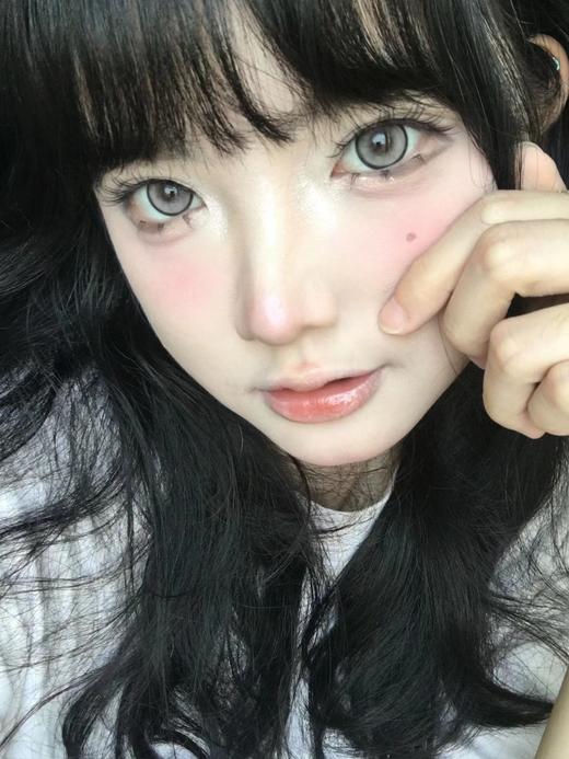 【大直径】T-SUKICON-恋爱角色卡 灰-14.5mm【半年抛 0-800度 无525/575】 商品图1