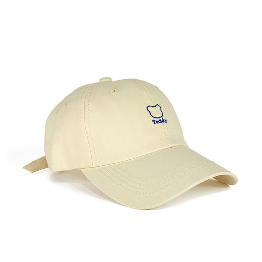 「29.9到手两顶！四季可戴」棒球帽子女春夏款韩版学生情侣可爱小熊刺绣夏季遮阳鸭舌帽潮配饰 商品图4