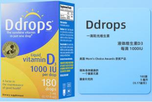 Ddrops®  维生素D3滴剂 1000IU 商品图0