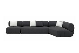 石头 组合沙发 | 更多座位组合，皮布面料可选，详询客服