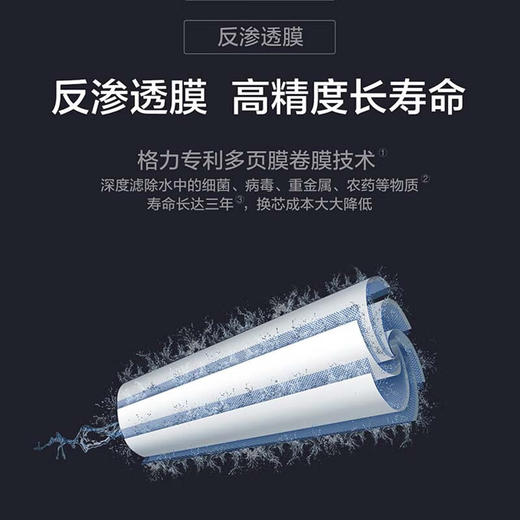 GREE格力 净水器 WTE-PT16-3087 家用自来水过滤器纯水机  商品图3