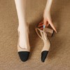 ZHR玛丽珍包头凉鞋女外穿小众性感法式小高跟凉鞋女2023新款夏季 商品缩略图4