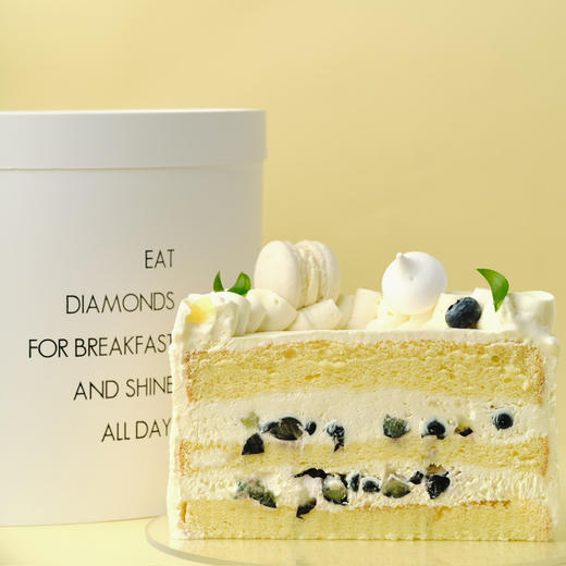 LITTLE WITCH 清爽宜人柠檬奶油蛋糕 夹心新鲜蓝莓 商品图2