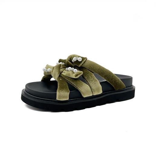 伊伴夏季女舒适休闲全凉凉鞋B24353155 商品图1