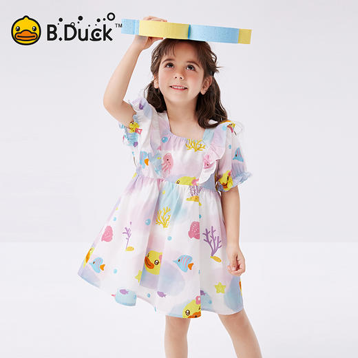 B.Duck小黄鸭童装夏季连衣裙90-130 FF2580003 商品图3