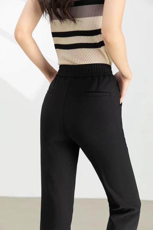 实体店269元！！新品女裤~品质款8886/6586紧纹真织高弹微喇裤-喜出 商品图3