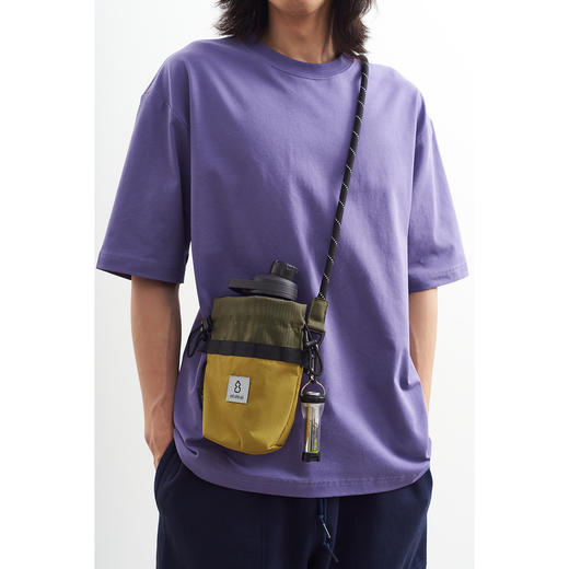 吃茶去chichaqu户外运动轻量拼接斜挎水壶包 CORDURA山系骑行 商品图1