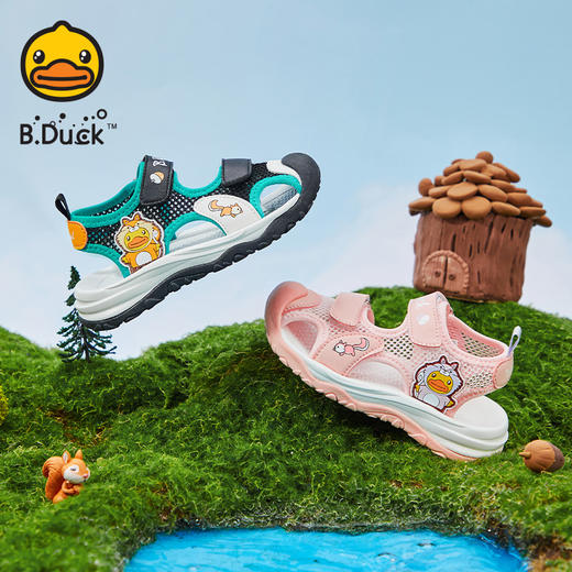 B.Duck小黄鸭童鞋夏季凉鞋26-30 B2586850 商品图0