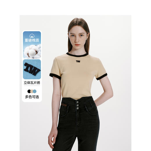 TeenieWeenie小熊T恤女春季装TTRW245203I 商品图0